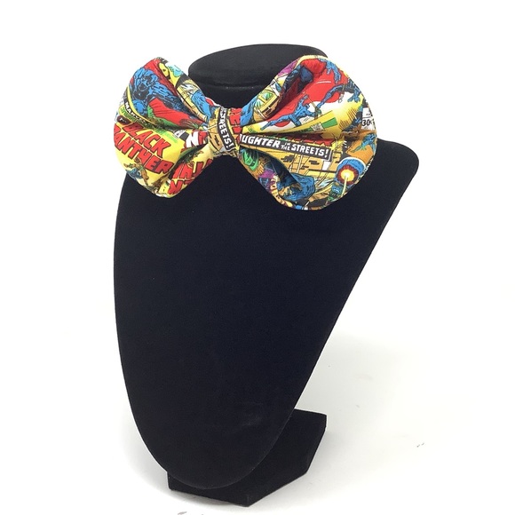Black Panther Handcrafted Bow Tie - 01 - Comic Book Collection - Picture 4 of 12